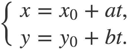 Fig.1. Parameter description of a line